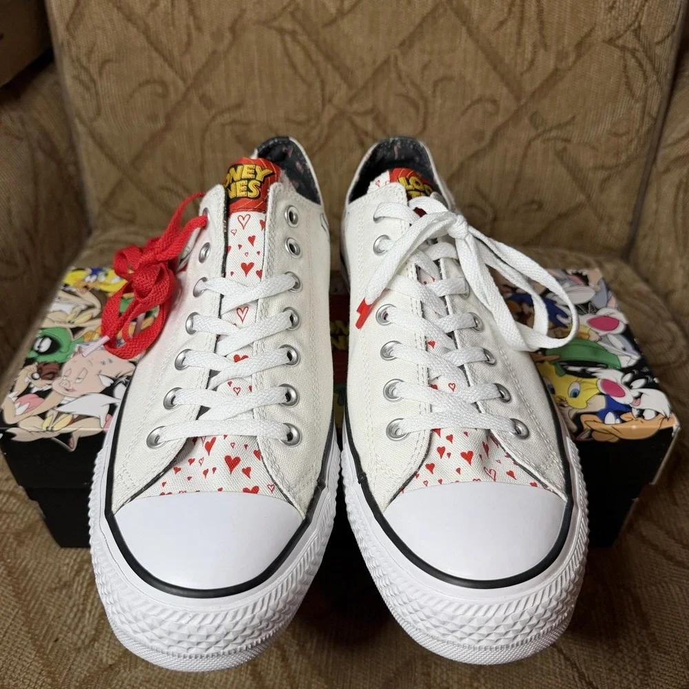 Converse Chuck Taylor‎ All Star Looney Tunes Pepe Le Pew Sneaker White Men 11.5 - Picture 7 of 8